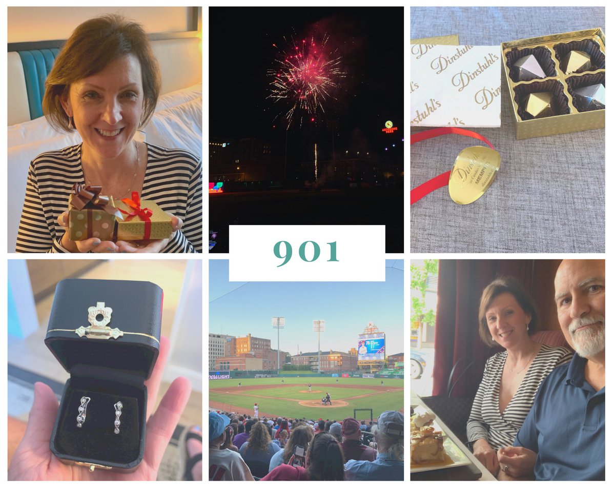 ginnyshikle's tweet photo. Tonight the #901 helped us celebrate our upcoming 5th anniversary in style. โค๏ธ Bonus points for the @memphisredbirds win and the Saturday night fireworks! @dinstuhlscandy @RIJewelers #FlightMemphis #CanopyByHilton https://t.co/ybhdxTzYJy