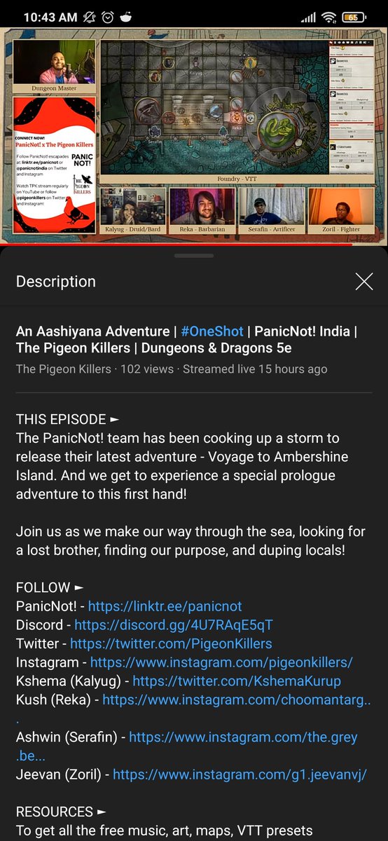 PigeonKillers's tweet photo. We hit over 100 views with our live yesterday - our highest number yet. 

Shout out to everyone in this wonderful community for their support. Y'all have been the best, and a huge push to getting us to do our weekly sessions.

Look out for more! https://t.co/X6QiD8lkRS