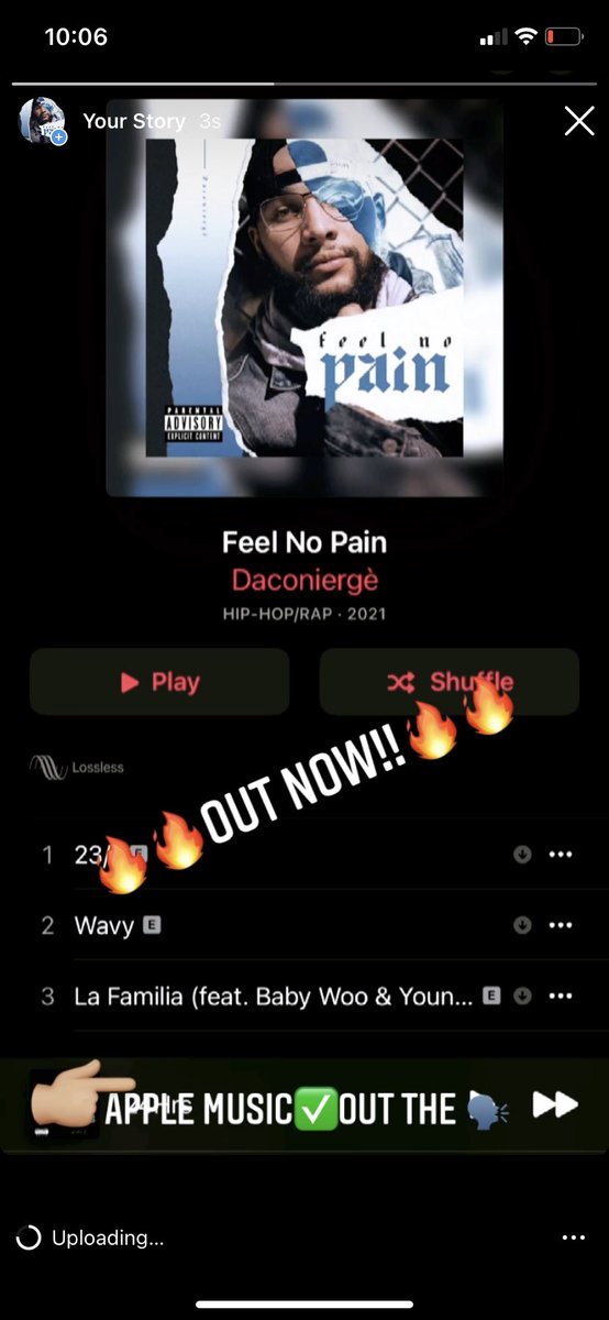 daconierge's tweet image. music.apple.com/us/album/feel-…

Feel No Pain out now on Apple Music and ITunes!! Spotify hits July 4th!!
#Apple #worldstar #AppleMusic #NewMusicNation #NewMusicDaily #NewMusic2021 #daconierge #Spotify
