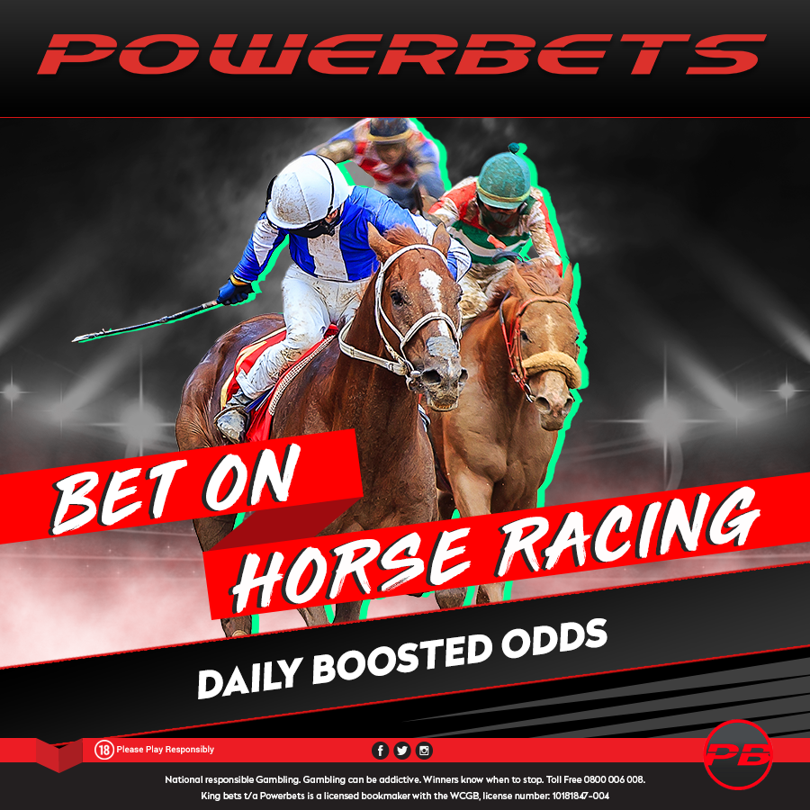 PowerbetsZ's tweet photo. Horse Racing has blasted to the scene! You can now bet on Horse racing with Boosted odds to better your chances of winning. https://t.co/1IJmTf7paC