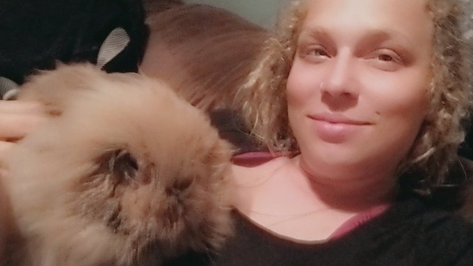 My New #furry #friend! And My New #cuddle Buddy! Come See More Of Me At My #LinkInBio  #furbaby #pet<a href="/tag/furry"class="tags">#furry</a><a href="/tag/friend"class="tags">#friend</a><a href="/tag/cuddle"class="tags">#cuddle</a><a href="/tag/bunny"class="tags"><span>#bunny</span></a><a href="/tag/beauty"class="tags"><span>#beauty</span></a><a href="/tag/rabbit"class="tags"><span>#rabbit</span></a><a href="/tag/linkinbio"class="tags"><span>#linkinbio</span></a><a href="/tag/animalrescue"class="tags"><span>#animalrescue</span></a>