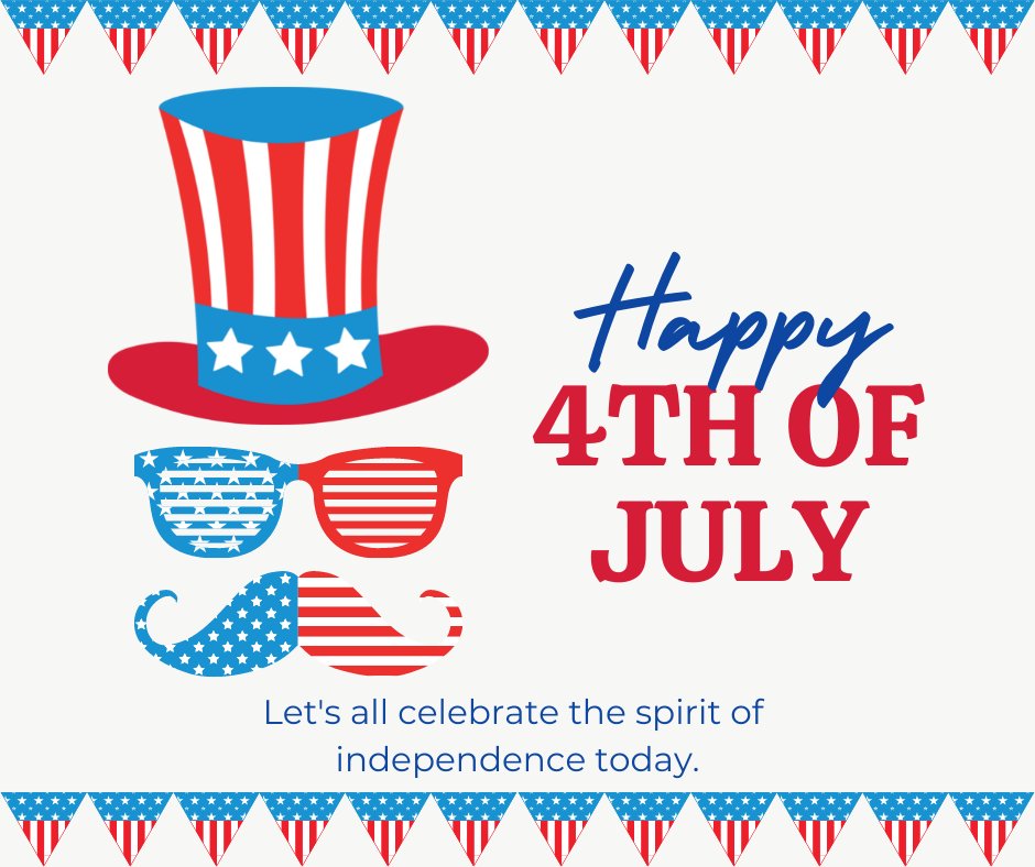 Have a safe and happy 4th!