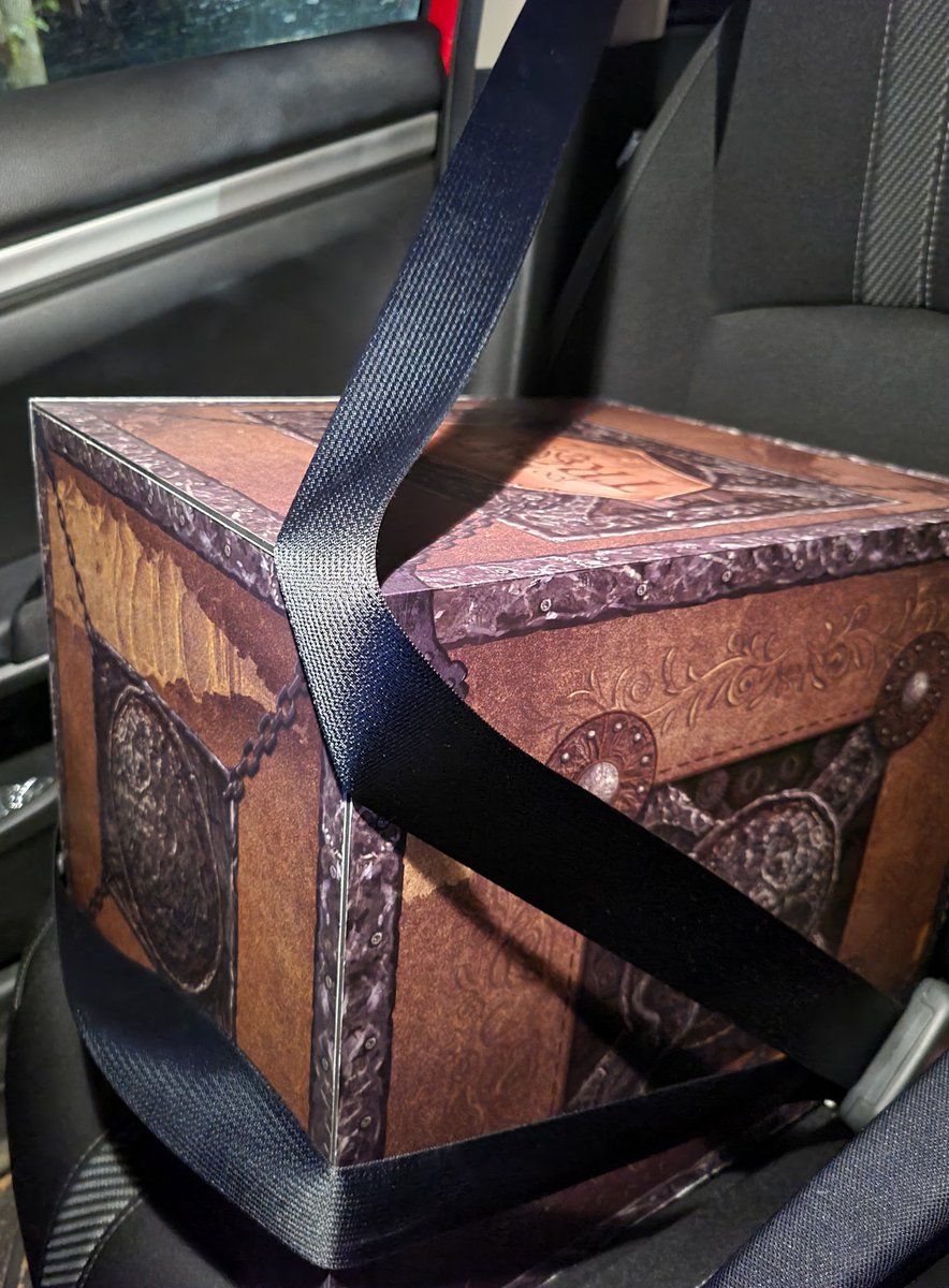 TableIt_'s tweet image. You can never be too safe while transporting a Too Many Bones Trove Loot Chest... @ChipTheoryGames