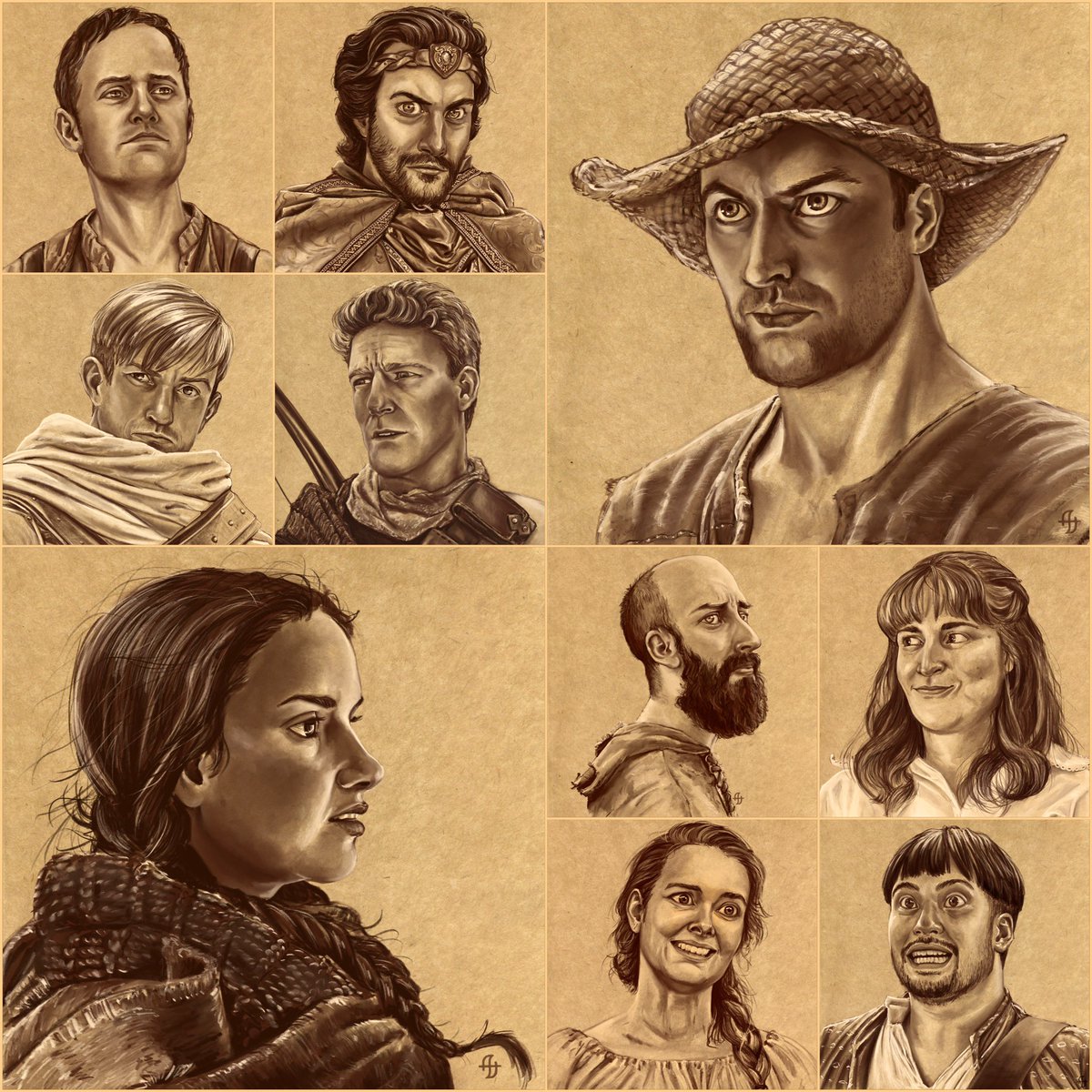 vivadirt's tweet photo. How impressive are these Baelin’s Route drawings?! 😍 Created by an incredibly talented member of our community, @Derrison #vldlart https://t.co/cDql4JNmO8