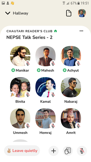 ChautariReaders's tweet photo. Yesterday we discussed about women participation on share market in Nepal. We will have session on different topics on clubhouse on coming days too !

Thank you to all the enthusiastic participants and speakers there . 
https://t.co/TRICFu8481 https://t.co/10jjIwSVg2
