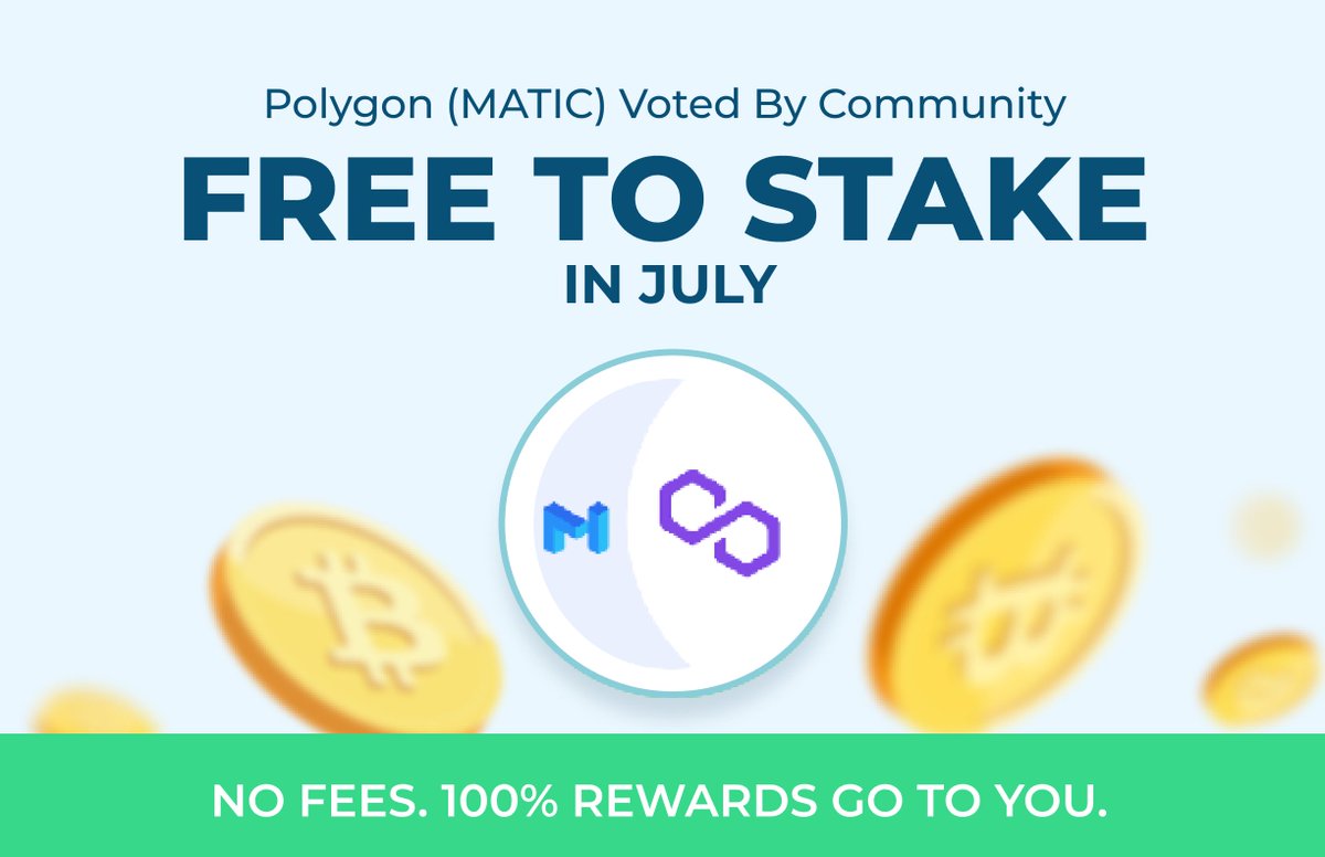 shruti25062435's tweet photo. Stake $MATIC and get 100% rewards at @mycointainercom in July month. Dont miss out.
Stake now: https://t.co/hL7kZhYhfj
@0xPolygon #pos #maticstaking https://t.co/5fJwxTUGIZ