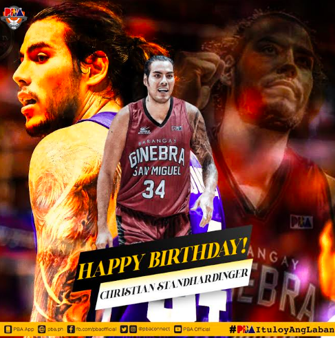 pbaconnect's tweet photo. Happy 32nd birthday to @barangayginebra's @cstandhardinger!

#PBABirthdays
#PBAiTuloyAngLaban https://t.co/z1eZVIsXPb