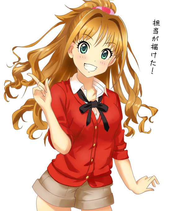 お絵描きおじさん21日目。これは模写した日野茜ちゃん! 