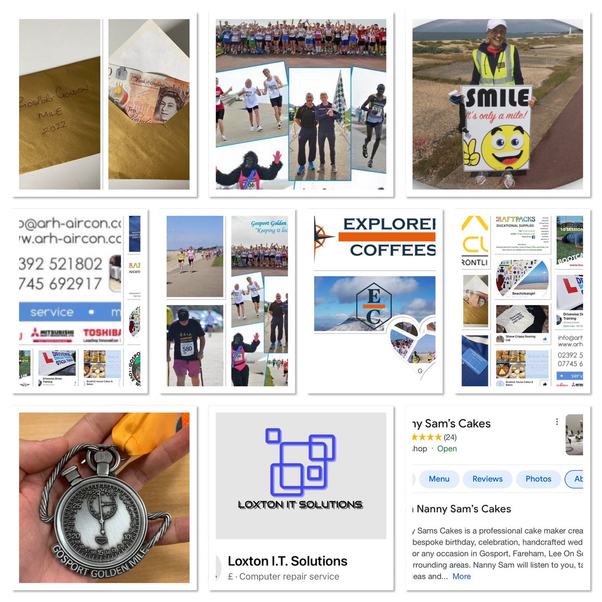 GosportMile's tweet photo. At this rate, every finisher will be getting a #GoldenEnvelope at next year’s #GosportGoldenMile. Thank You 2 all of our local small businesses for getting involved. Imagine all those smiles on the most #Golden of #Miles 😁 @AndyVernonGB @niceworkrun @cj_dinenage @cllrzoehuggins https://t.co/OMPxSynZqI