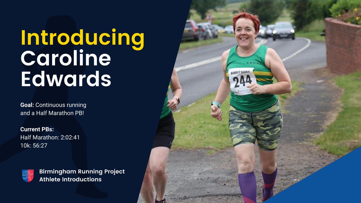 bhamrunproject's tweet image. Athlete Introductions | Caroline Edwards

Caroline joined #TeamBRP following a loss of confidence in early 2021. 

Now getting back into running and looking for inspiration, Caroline is looking forward to learning more about her running through science and structure.