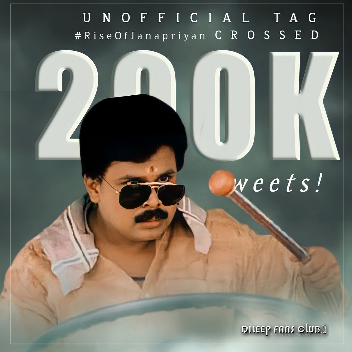Dileep_FansClub's tweet image. #RiseOfJanapriyan 
Unofficial Tag has Crossed 200K+ Tweets 💥

#Dileep | #JanapriyaNayakan