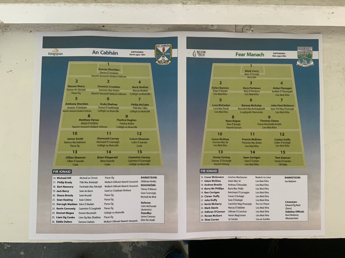 Both teams have released their starting 15 for the game. Just over 3️⃣0️⃣ minutes to throw in. LoryMeagherCup