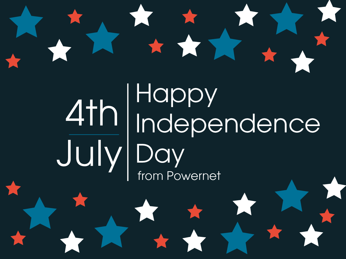 PowernetCo's tweet photo. From all of us at Powernet, we wish you a safe and Happy 4th of July! https://t.co/En13MoBegu