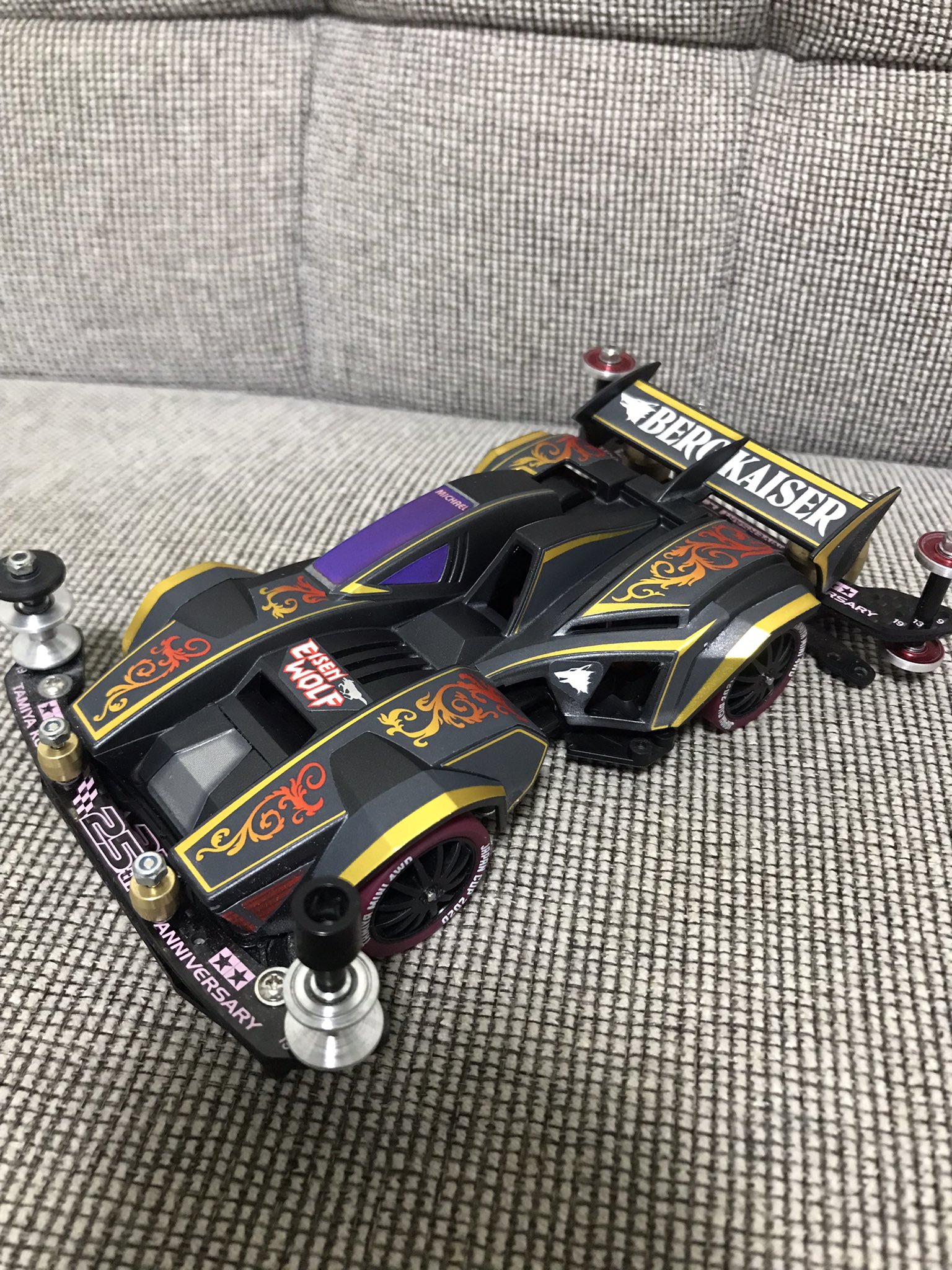 【ミニ四駆完成品】タミヤ　グレートマグナム　ベルクカイザー　カスタム　B-MAX ミニ四駆完成品◎タミヤ グレートマグナム ベルクカイザー