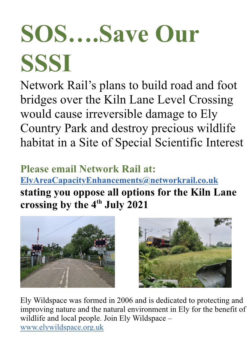 Deadline today. Please email elyareacapacityenhancements@networkrail.co.uk stating your objection.