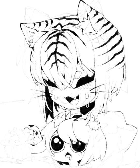 오랜만으 고양이 마망 