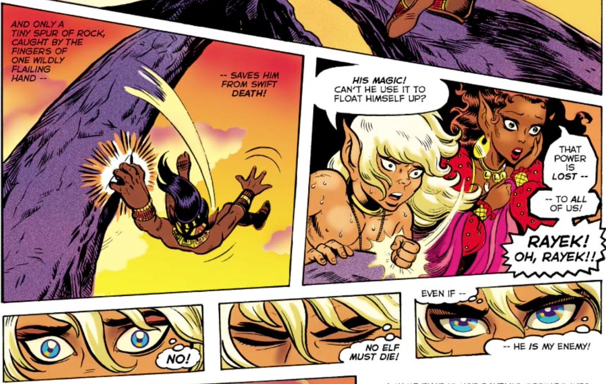 elfquest's tweet photo. ElfQuote of the Day: "No elf must die! Even if he is my enemy." --Cutter, Chief of the Wolfriders
#elfquest #quotesoftheday #elfquestaudiomovie #elfquotes https://t.co/NXoESlyusk