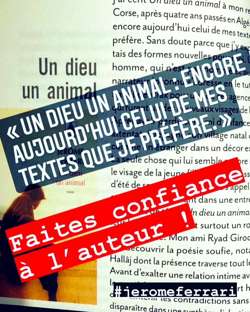 Espacecommun's tweet image. La compagnie Espace Commun présente l’adaptation théâtrale d’« Un dieu un animal » de Jérôme Ferrari avec Ambre Pietri et Martin Nikonoff du 7 au 26 juillet à 12:00 au Théâtre du Train Bleu, Avignon.

theatredutrainbleu.fr/index.php/prog…

#undieuunanimal #jeromeferrari #adaptation