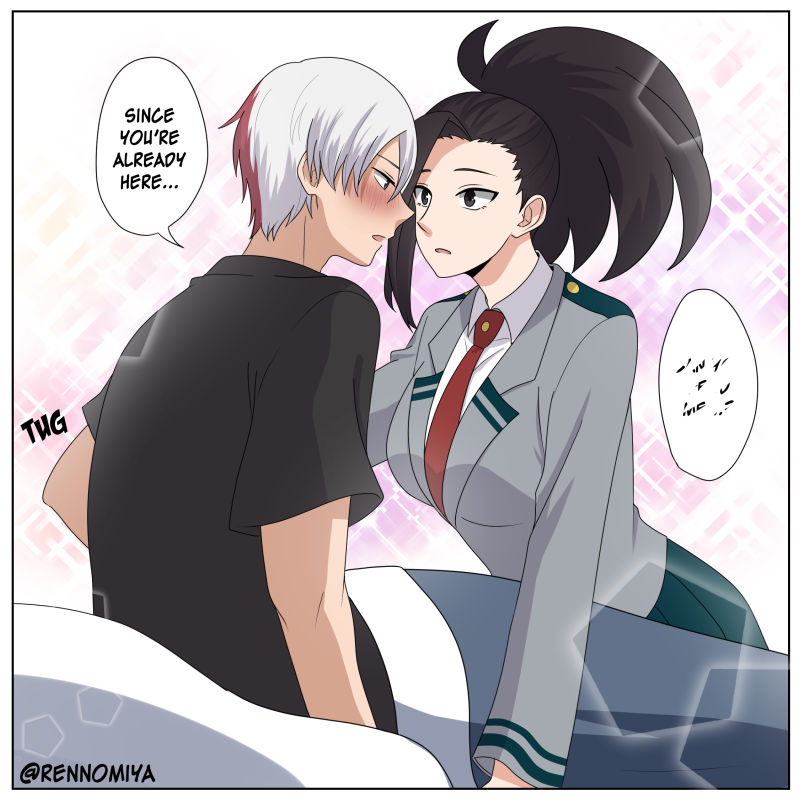 posted a new #todomomo comic on my patreon! i'm quite happy with this one!!

i already have 13 unpublished comics there, plus some illustrations with other ships so if you're interested, consider taking a look at my patreon 😄 