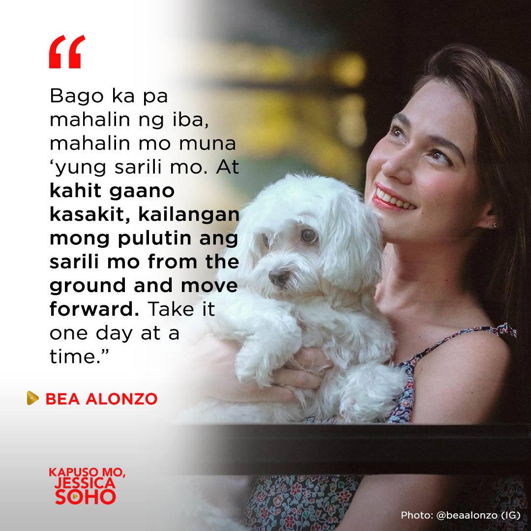 KM_Jessica_Soho's tweet photo. Take it from Bea Alonzo! #KMJS https://t.co/OCEiMdo2zX