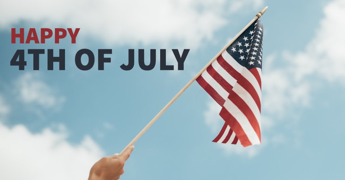 Wishing you and yours a happy and safe 4th of July!