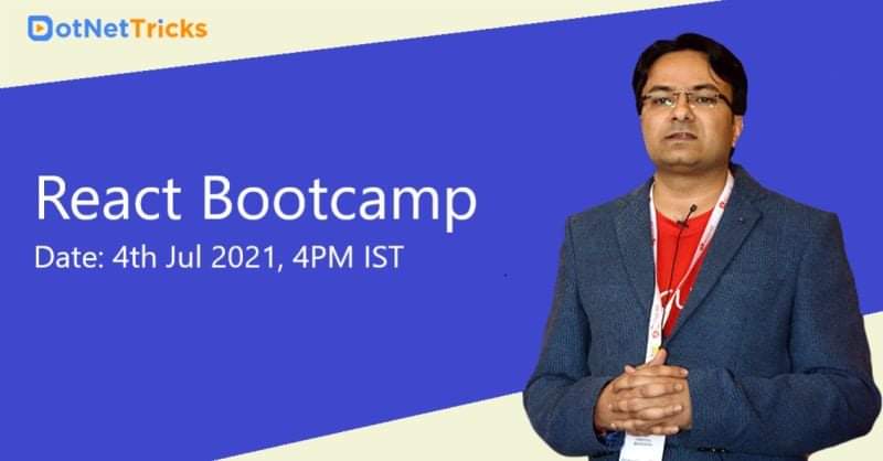 ScholarHatAcad's tweet image. Join TODAY 4th July at 4:00 PM IST @Shailendra Chauhan to learn #React.
Register Now:- lnkd.in/eZjti2B
#reactbootcamp #bootcamp #freeofcost #dotnettricks #freetraining