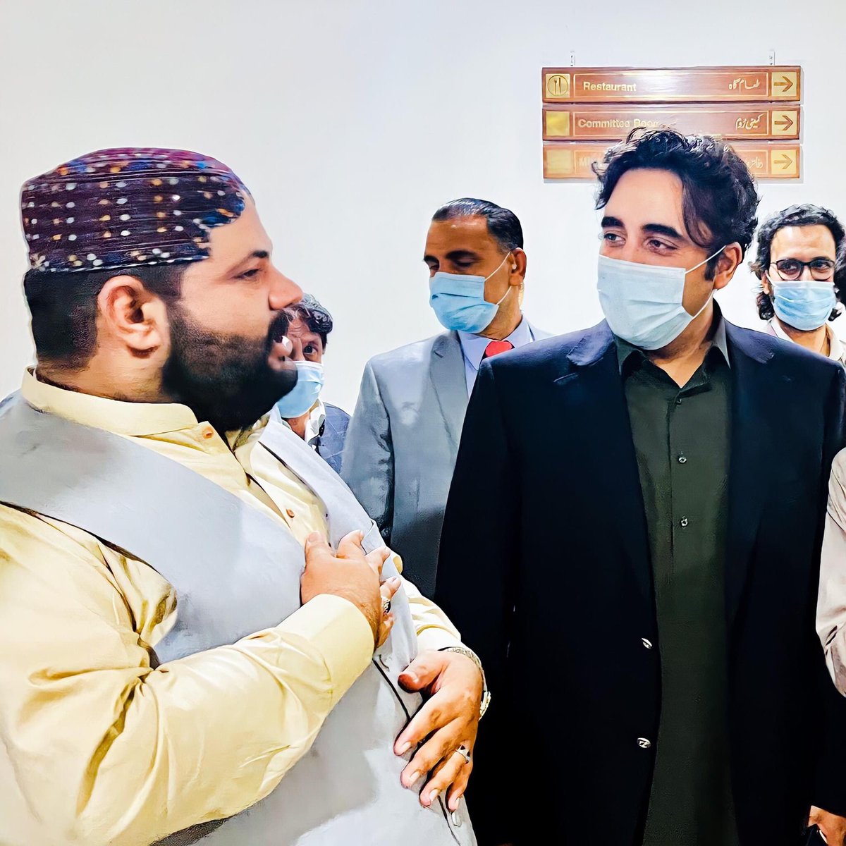 MahfoozPir's tweet photo. With Honourable chairman @BBhuttoZardari at Isllambad https://t.co/fvkvzJyb2u