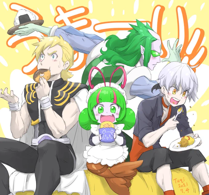 キュアヴィランズも胃袋をつかまれると弱い🍈🥚🍩🍙 