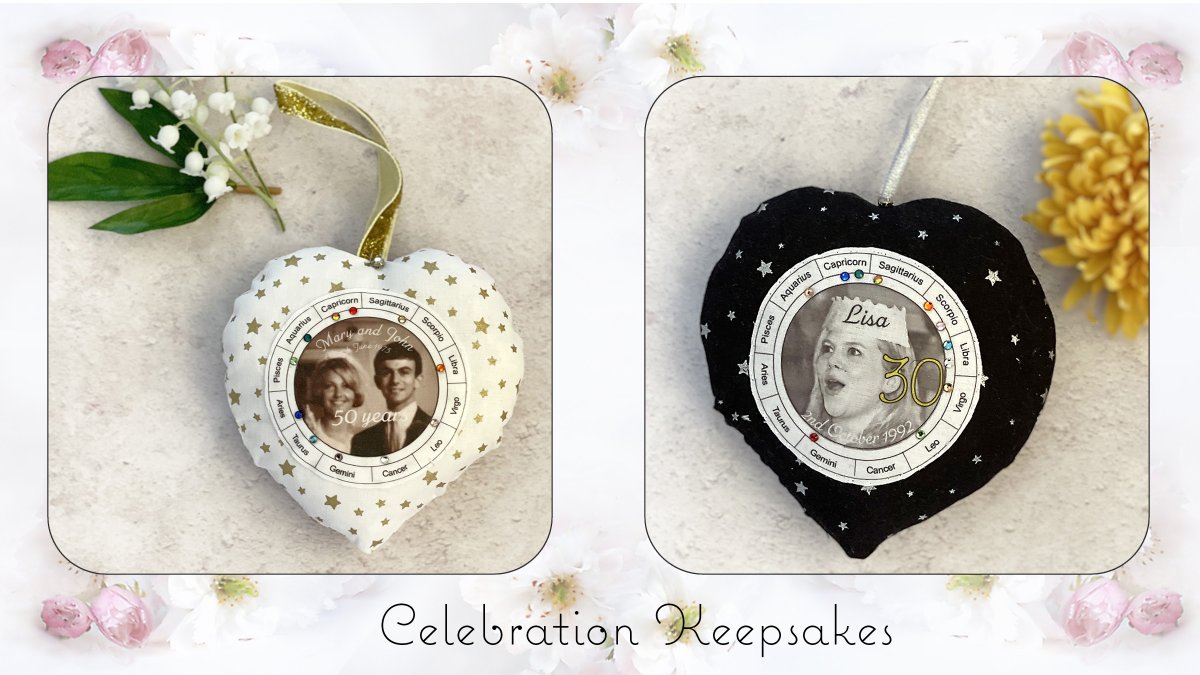 ooakgifts's tweet image. Good morning. I don't often create new items but this is a fun one as a keepsake #UKGiftHour #heartdecoration #personalisedkeepsake thebritishcrafthouse.co.uk/product/zodiac…