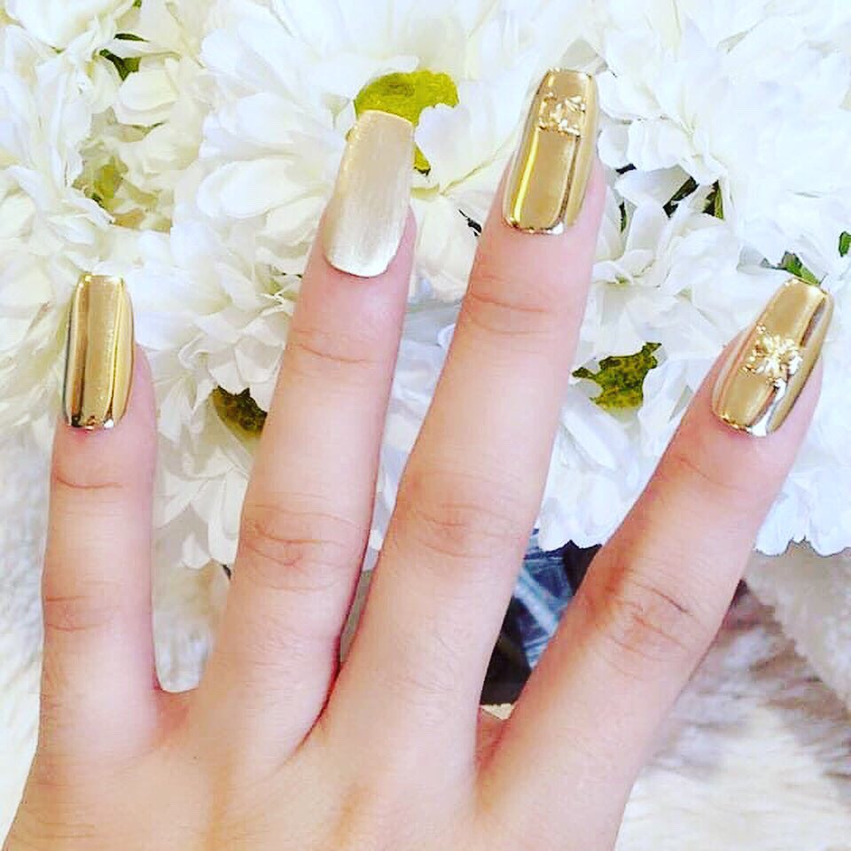 gldiggr's tweet image. 18K Gold Nail Jewerly HK Setting in Serial. Pre-Order Only. #goldnails #instagram #instadaily #TwitterWorld