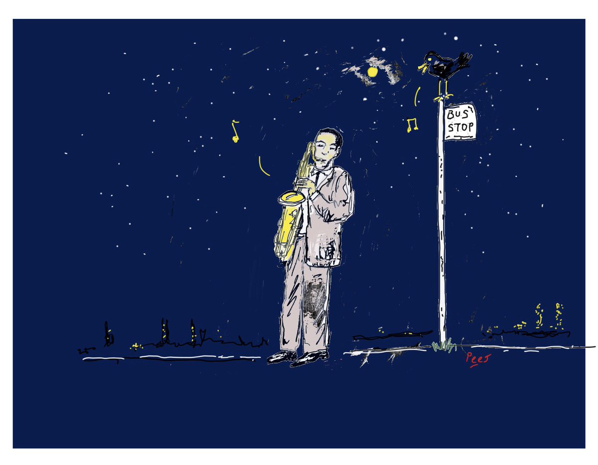 peej59's tweet photo. #AtTheBusStop #JohnColtrane and friend...
@JazzSketches @Detroit67Book @colinphoenix https://t.co/eruxF2k1NW
