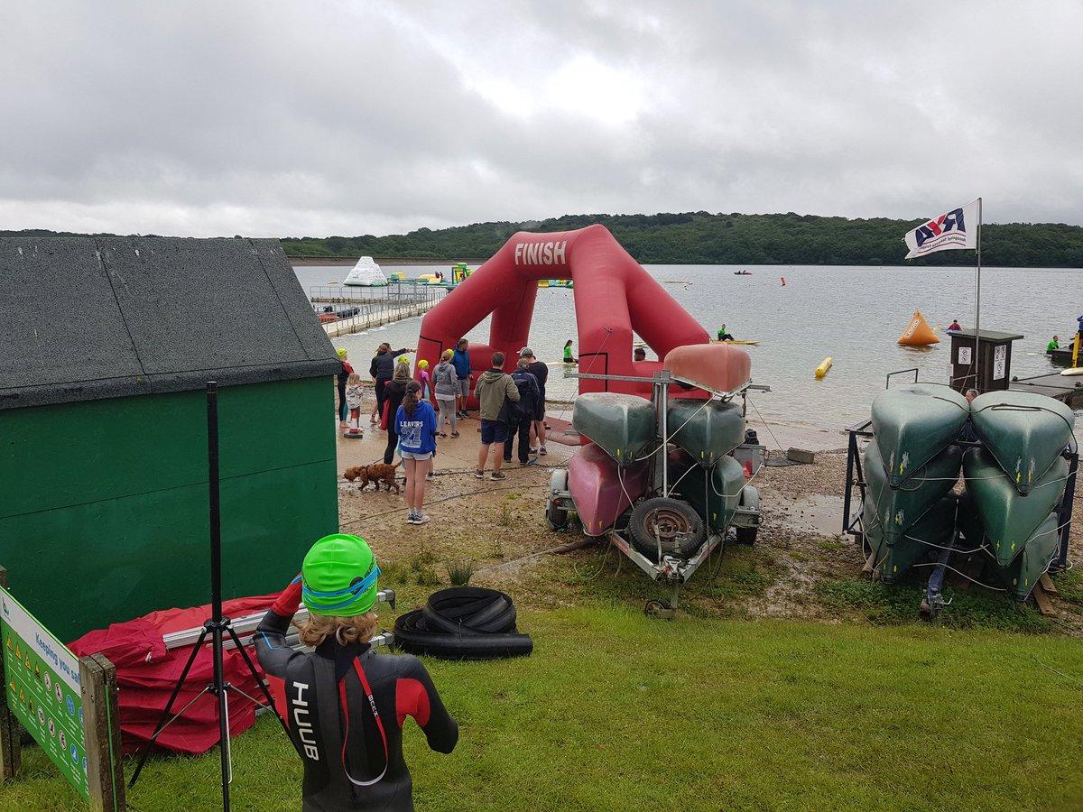 Its race day! Aquathons for many of our junior members.  Some great performances so far. Shame about the weather! #triathlon #raceday #bewlwater #uktrichat