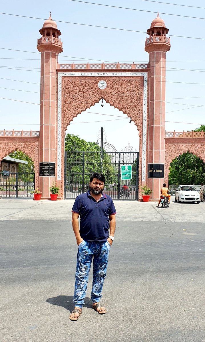 afrozmalikS's tweet photo. "Proud Moment"
#Centenary_Gate
#Aligadh, UP. https://t.co/G6GBowH9tP