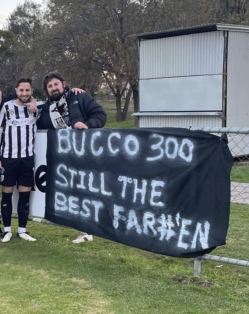 karlossneaky's tweet photo. Well done to @nic_bucco the 👑 of @AdelaideCityFC for notching up 300 games of @FootballSA_NPL #Bucco300 #TonyYugoslav #forzacity #toomanycameras #stillthebest https://t.co/PUEuv19zhX