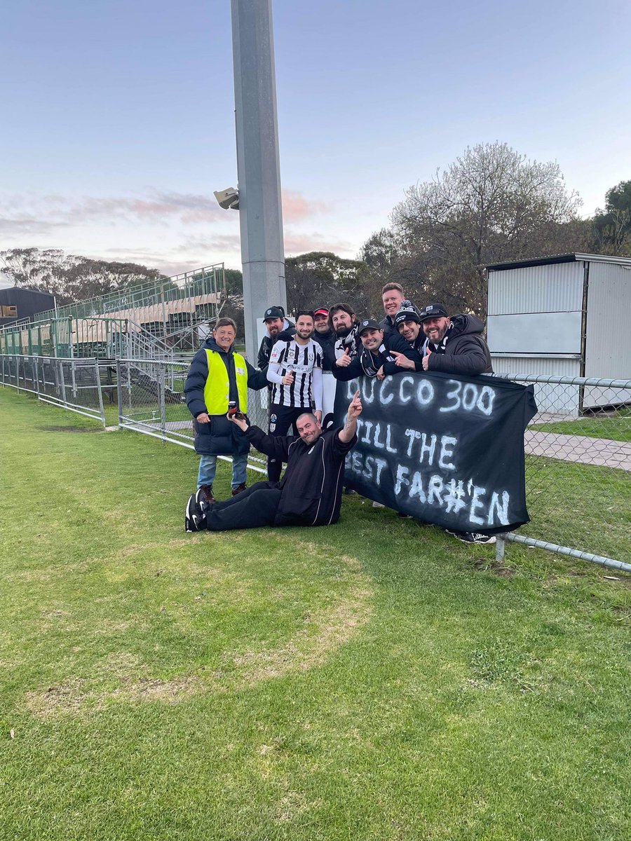 karlossneaky's tweet photo. Well done to @nic_bucco the 👑 of @AdelaideCityFC for notching up 300 games of @FootballSA_NPL #Bucco300 #TonyYugoslav #forzacity #toomanycameras #stillthebest https://t.co/PUEuv19zhX