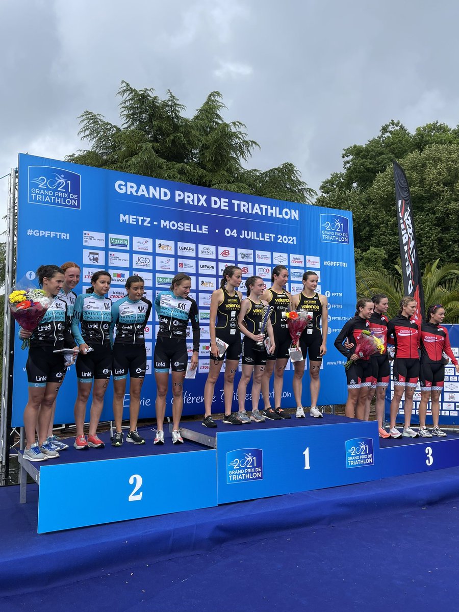FFTRI's tweet image. 🏆 𝗖𝗵𝗮𝗺𝗽𝗶𝗼𝗻𝗻𝗮𝘁 𝗱𝗲 𝗙𝗿𝗮𝗻𝗰𝗲 𝗱𝗲𝘀 𝗖𝗹𝘂𝗯𝘀 𝗱𝗲 𝗗𝗶𝘃𝗶𝘀𝗶𝗼𝗻 𝟮 𝗱𝗲 𝘁𝗿𝗶𝗮𝘁𝗵𝗹𝗼𝗻• Étape 1 : Metz (57)

Podium Clubs D2 F :
🥇 Valence Triathlon
🥈 Saint Avertin Triathlon 
🥉 Pontivy Triathlon 

Rsts : prolivesport.fr 

#triathlon