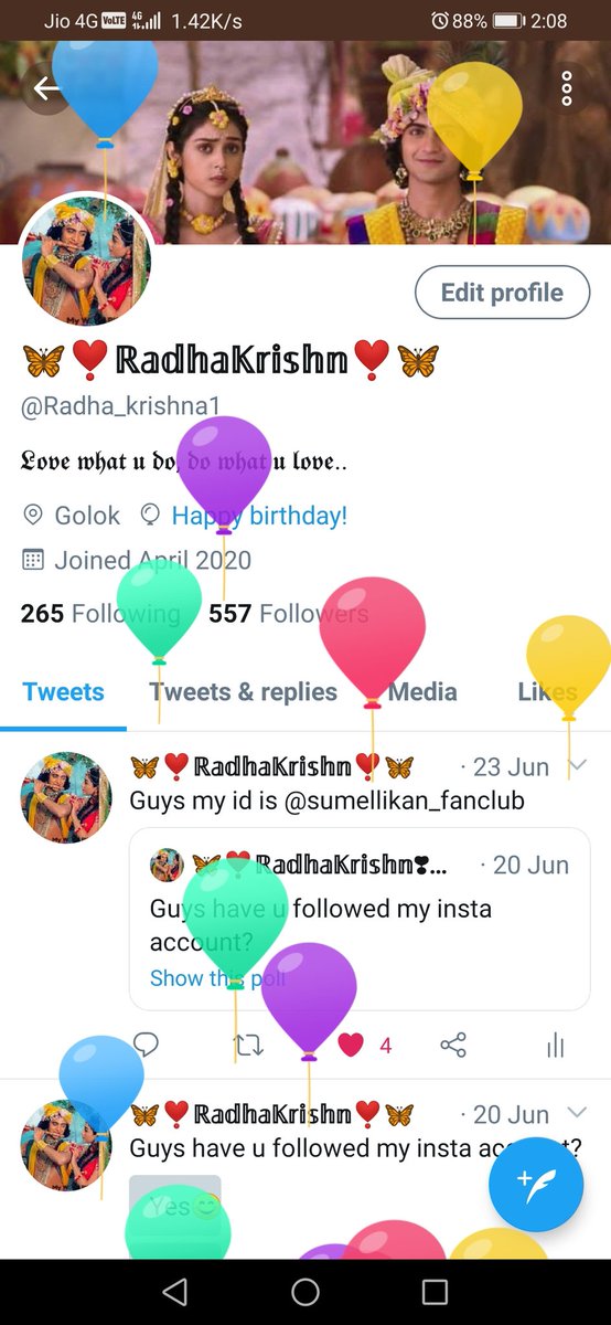 Radha_krishna1's tweet photo. 😌😌😌😌 https://t.co/V5116TCIjd
