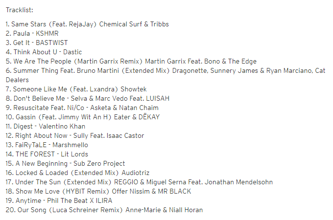 MKMDirty's tweet photo. Nuevo podcast.
Tracks: @REGGIOmusic @litlords @KSHMRmusic @chemicalsurf @Sub_ZeroProject @dragonette @MartinGarrix @martinsolveig y mas!
https://t.co/TGmhDatnc0
#PureRavers https://t.co/iO2JfMSvyu