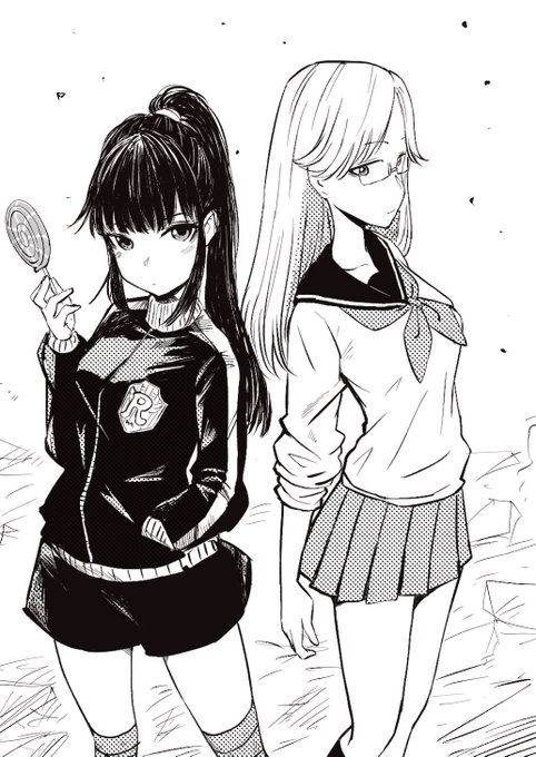 少年ジャンプ、アメノフルの水瀬ツムギちゃんと入江トウカ先輩(お題箱 