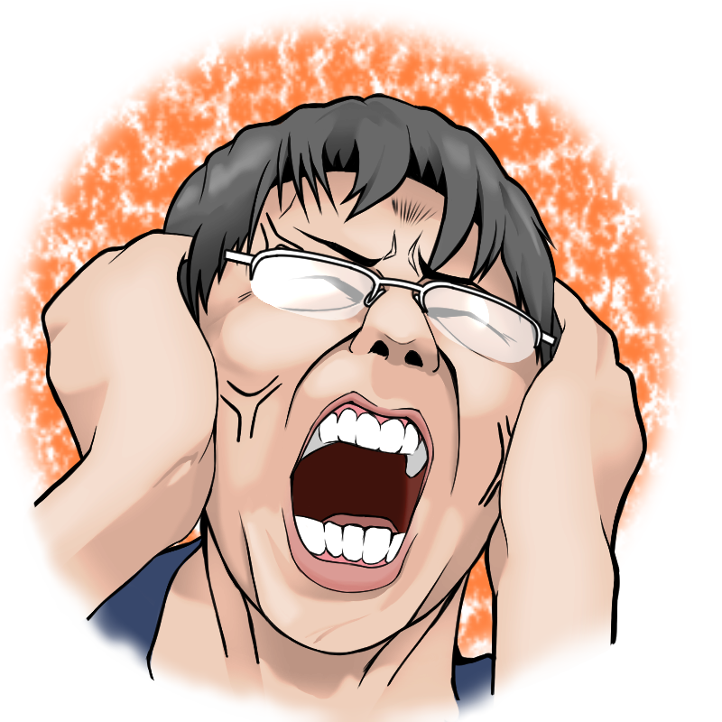 カガミハラ 宿敵go1に両足を切断される小路kogさん Kkkog 描きました 四枚目の表情の 時点でgo1さんがその場を後にしているのがツボです