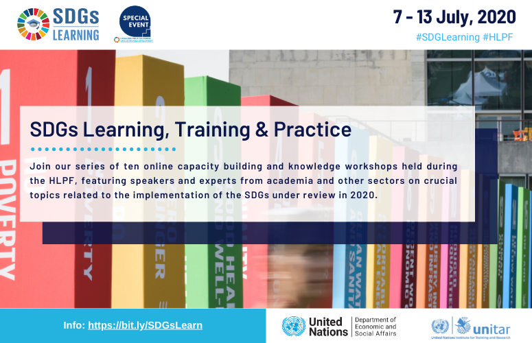 UNITAR's tweet image. Want to learn what it will take to put the #SDGs back on track to reach their 2030 mark? Join this multi-day workshop Co-organized by the @UNDESA, Division for Sustainable Development Goals (DESA/DSDG) and UNITAR. mtr.cool/kqfjvfxjtn