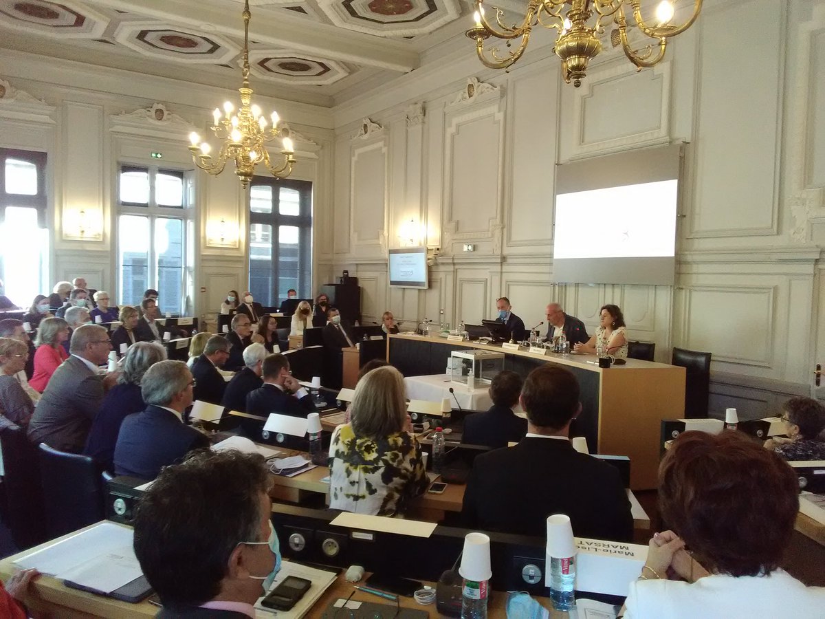 Notre souhait: Une Dordogne Unie par un Département attractif, écologique et solidaire. Séance d’installation du Président Germinal PEIRO, avec une certaine émotion.