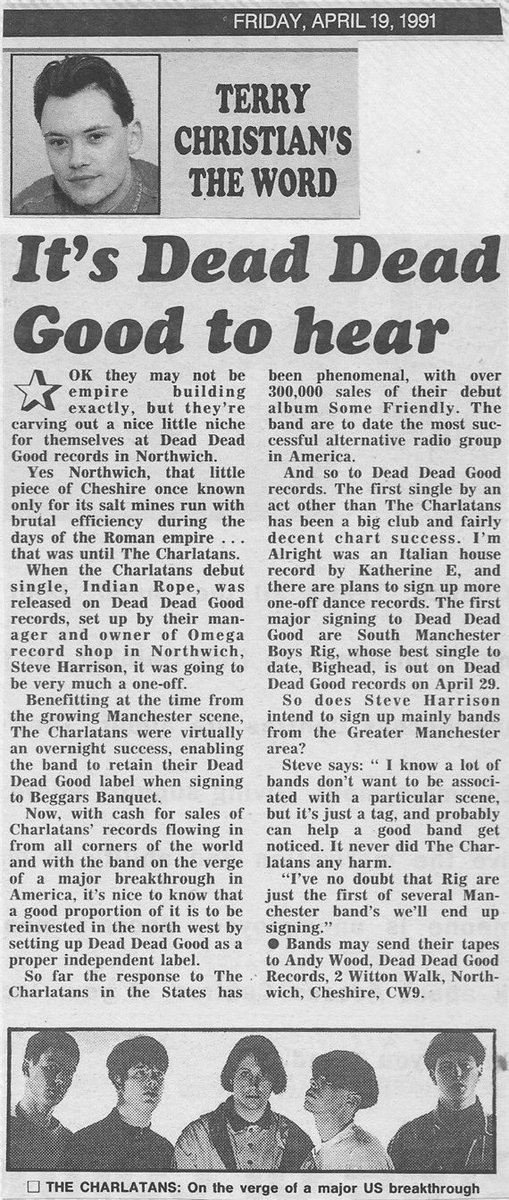 itsdeaddeadgood's tweet photo. Since 1989 #DDG making an impact around the #Manchester Music Scene from our then #Northwich HQ #Madchester #AcidHouse #M6Junction19 #IndianRope #Good1 #TransworldRecords @MENnewsdesk #DeadDeadGoodRecords @DeadDeadGoodRe1 @Dead_Dead_Good_ #Northern #Since1989 #Didsbury #TeamDDG https://t.co/1GEEceI6lP