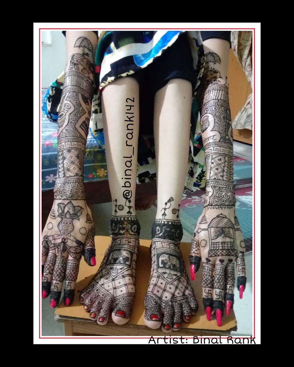 BINALRANK's tweet photo. #mahendi https://t.co/nYySKtj7F4