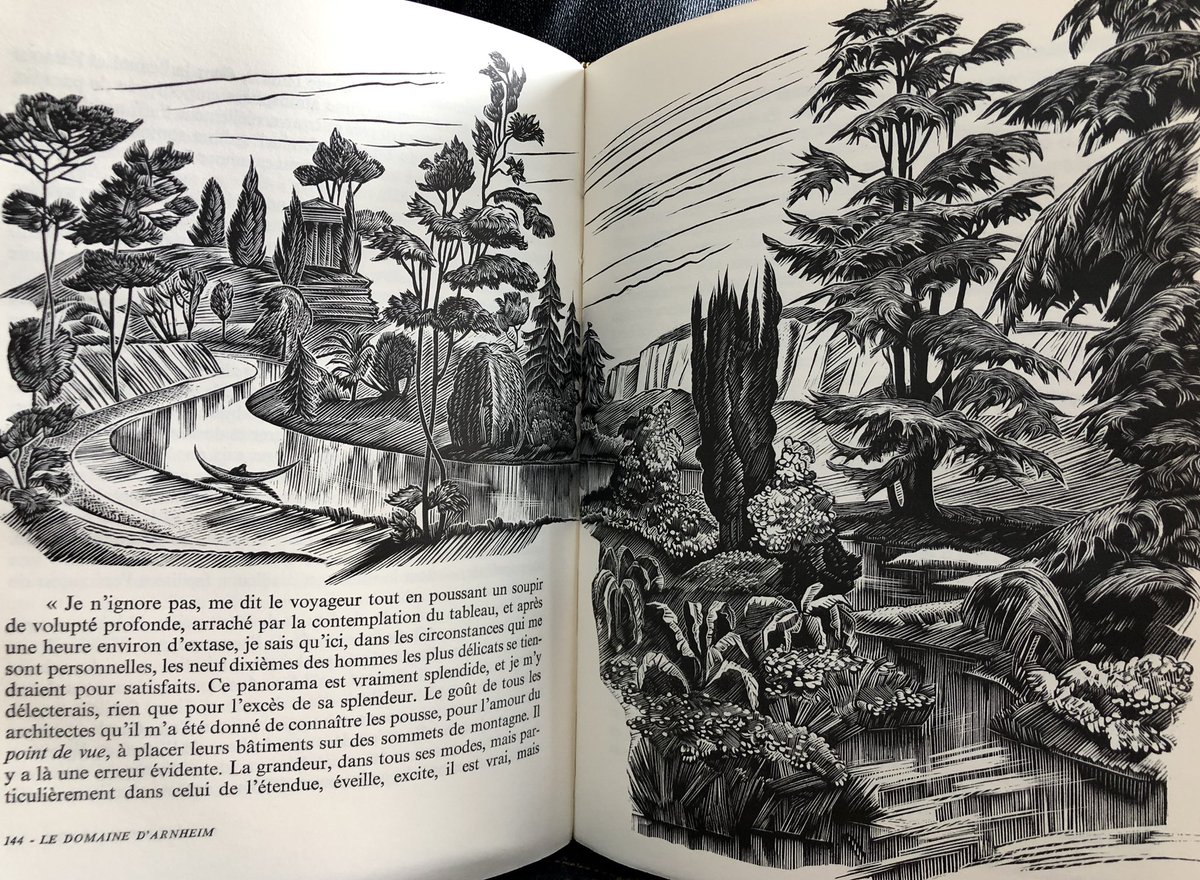 Jean Chièze (1898-1975) x Poe, gravures sur bois, 1966 