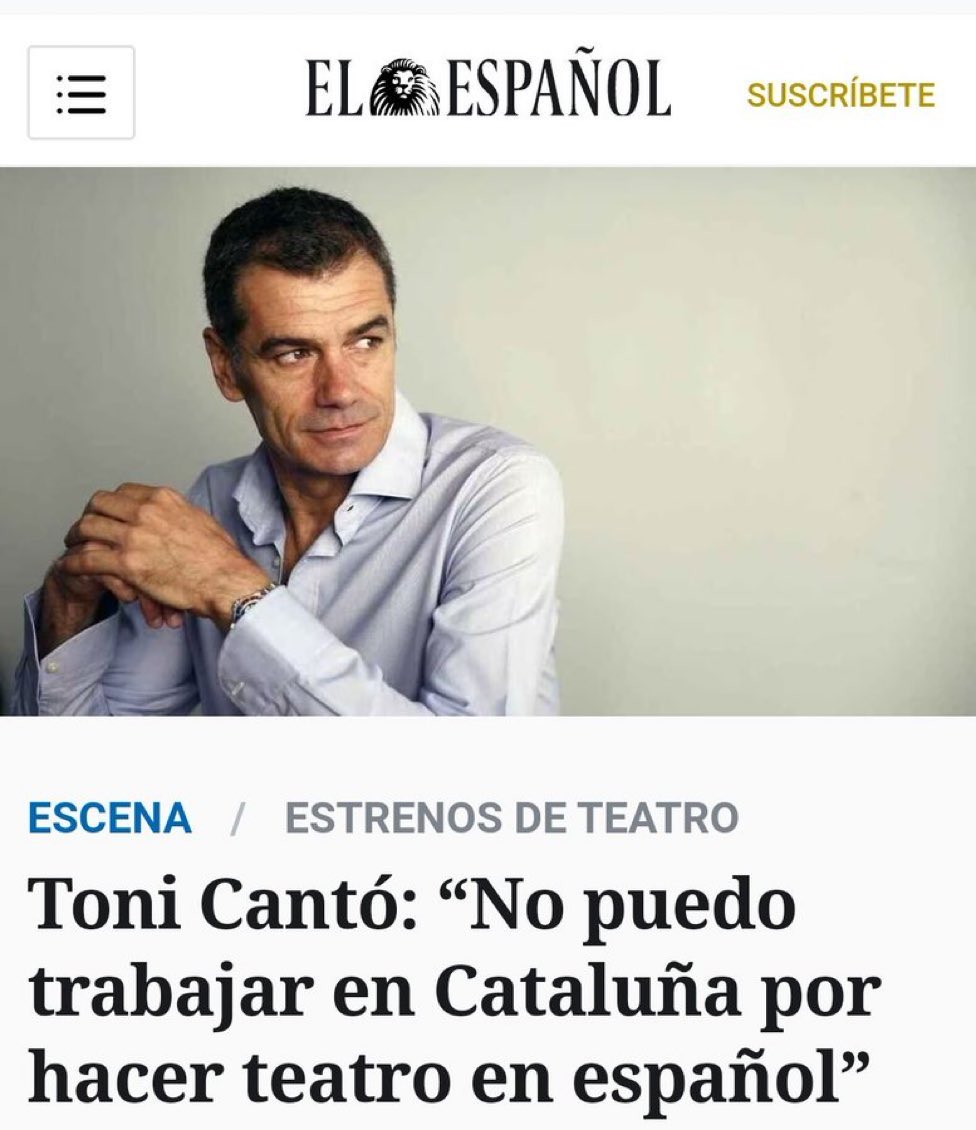 També podria ser degut al fet que ets una puta merda d’actor.