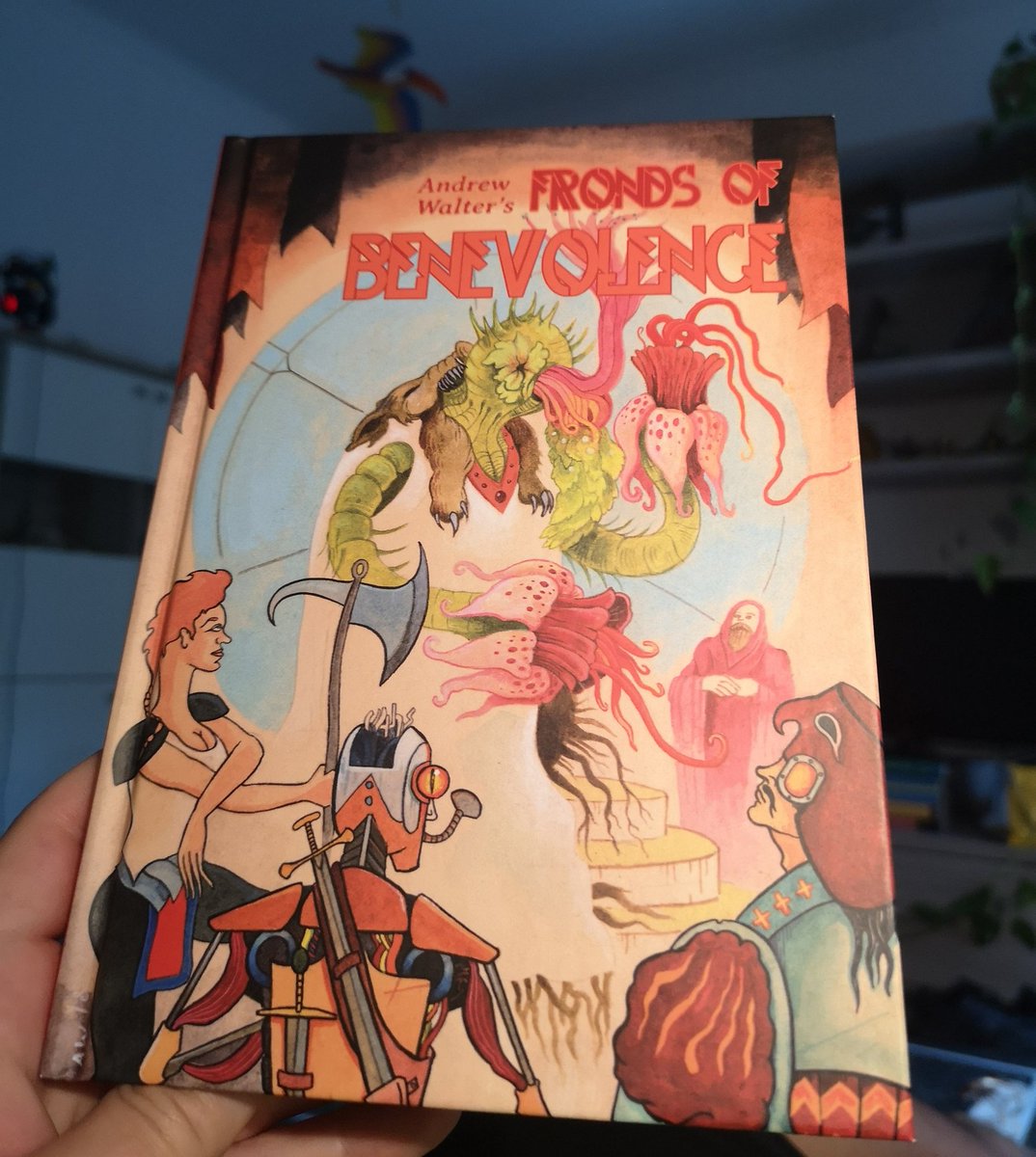 dismasterfrane's tweet photo. Lettura di oggi: Fronds of Benevolence, di Andrew Walter
Un'avventura per #TroikaRPG!
#OSR #GdR #giochidiruolo #avventura #lettura #ttrpg #RPG #todayreading https://t.co/PFxGBsjavR