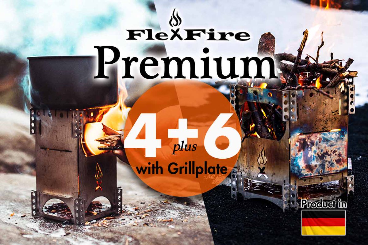 「ソロキャンプのスタンダード」焚火を持ち歩く ドイツから届いたFlexFire tweet media