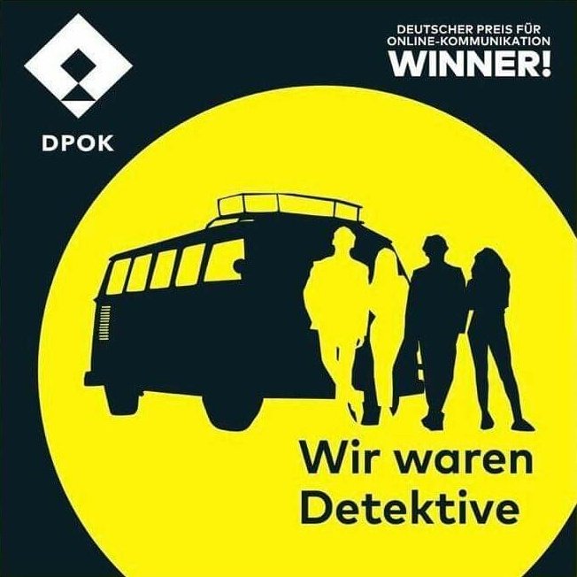 folivox's tweet photo. Die Liebe für unsere Detektive geht weiter: Am Freitag hat #WirWarenDetektive den #DPOK2021 für Content Marketing angestaubt! Wir sind mega happy, bedanken uns bei @comdirect für das Vertrauen und natürlich beim @onlinepreis für die Auszeichnung. 😇

#Podcast #Hörspiel https://t.co/2YlpFbSTrl