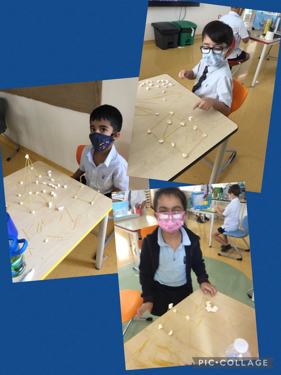 2B had great fun today building marshmallow towers. It took plenty of patience and resilience. What shape did you use for the base? #WPSScience
